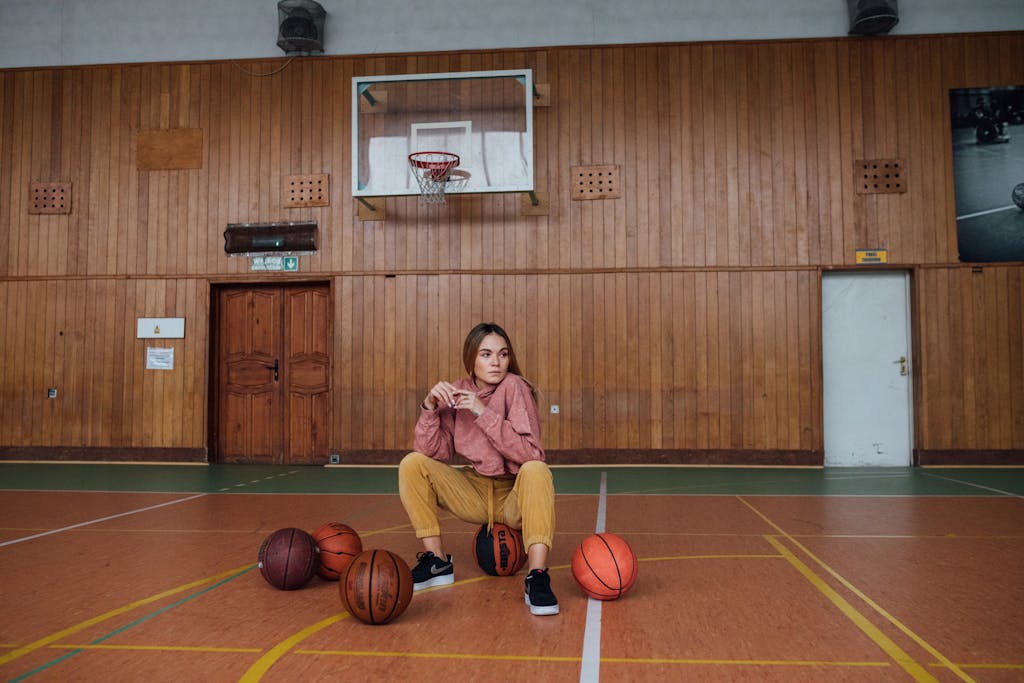 Athlete preparing mentally before a game while dealing with sports performance anxiety